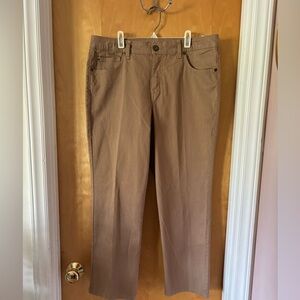 Bandolino jeans khaki tan pants petite short size 14 fall